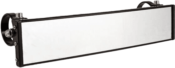 Axia 12" Panoramic Rearview Mirror W/0.5" Arms Black