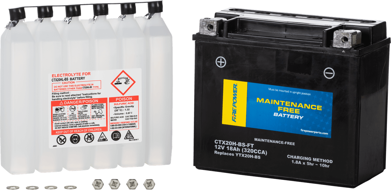 BATTERY CTX20H-BS-FT MAINTENANCE FREE