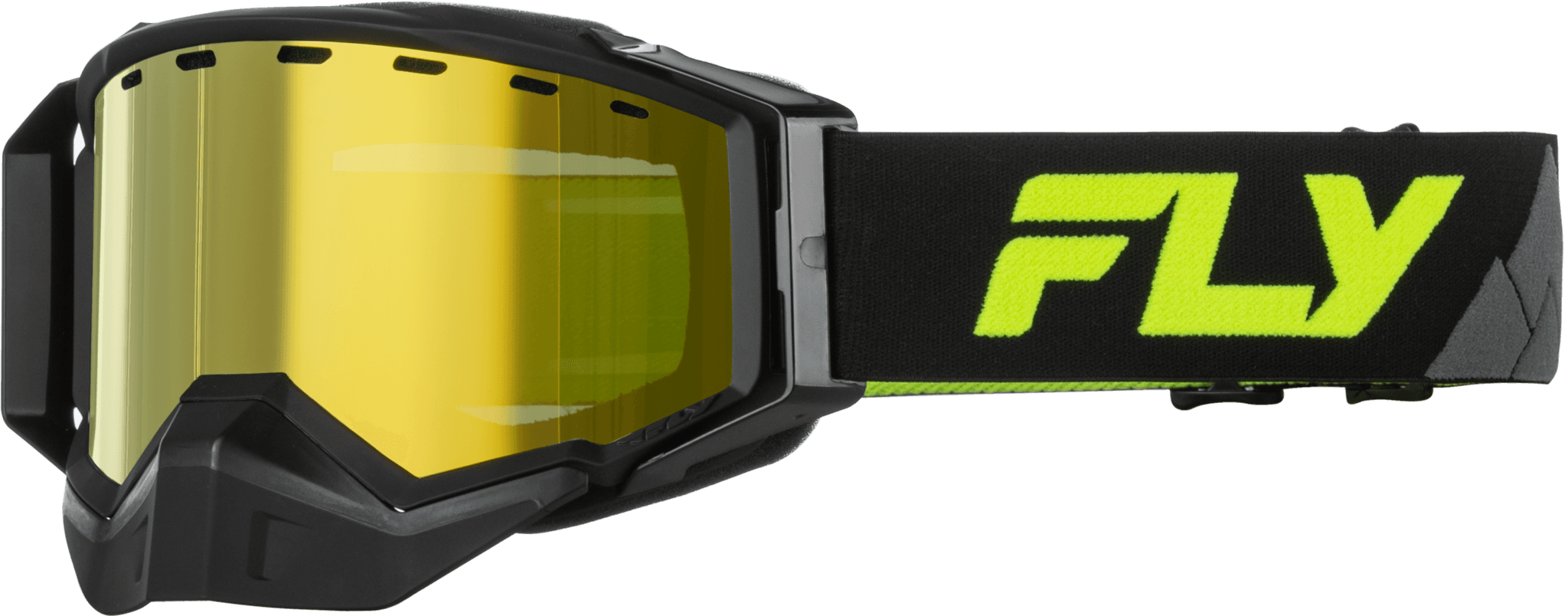 Fly Racing Zone Elite Snw Hi-Vis/Black W/Yellow Lens