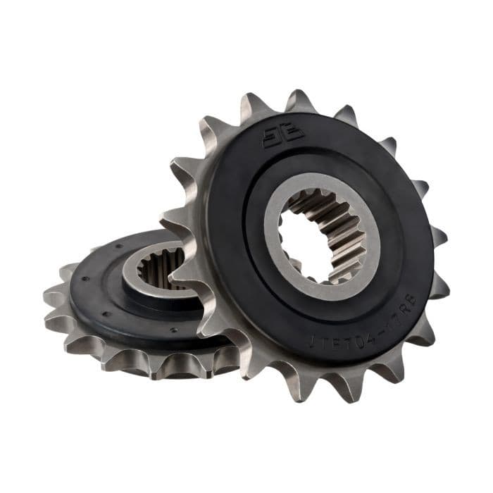 FRONT CS SPROCKET W/RUBBER 17T-525 APR/BMW/HUSQ