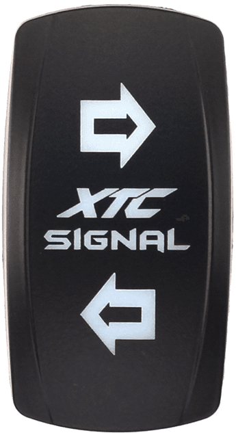 XTC Power Products Dash Switch Rocker Face Turn Signal Vertical