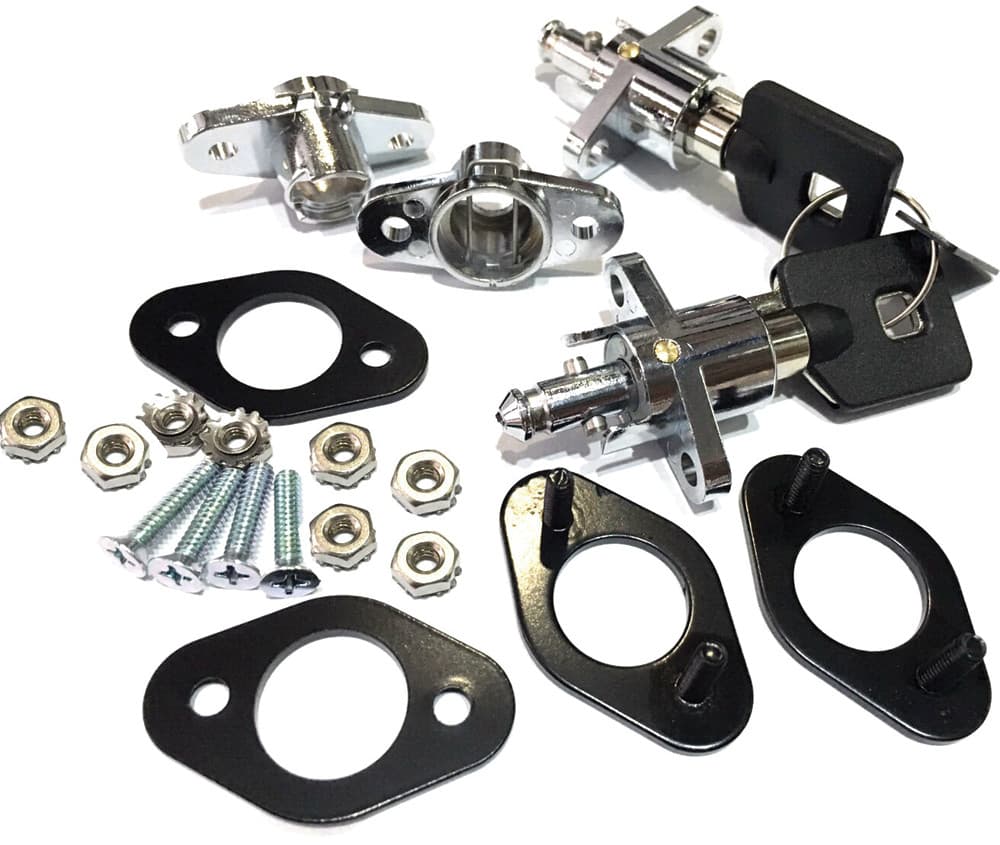 HardDrive Universal Saddlebag Lock Kit Leather Bags