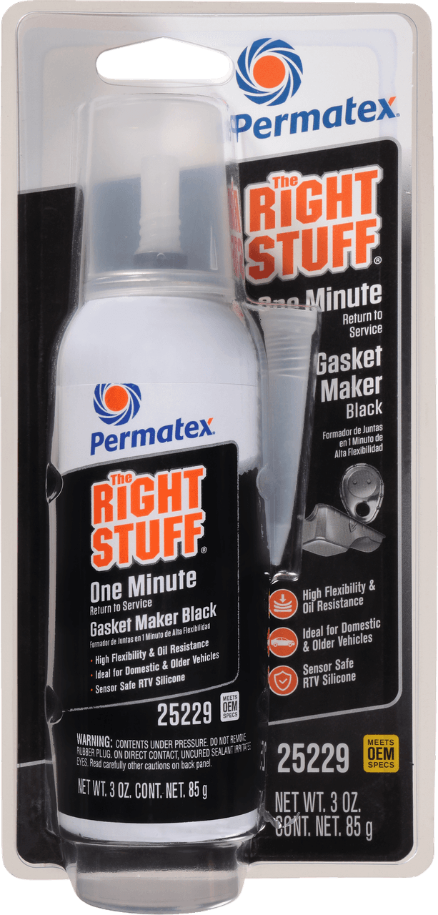 Permatex Right Stuff Black One Minute Gasket 3 Oz