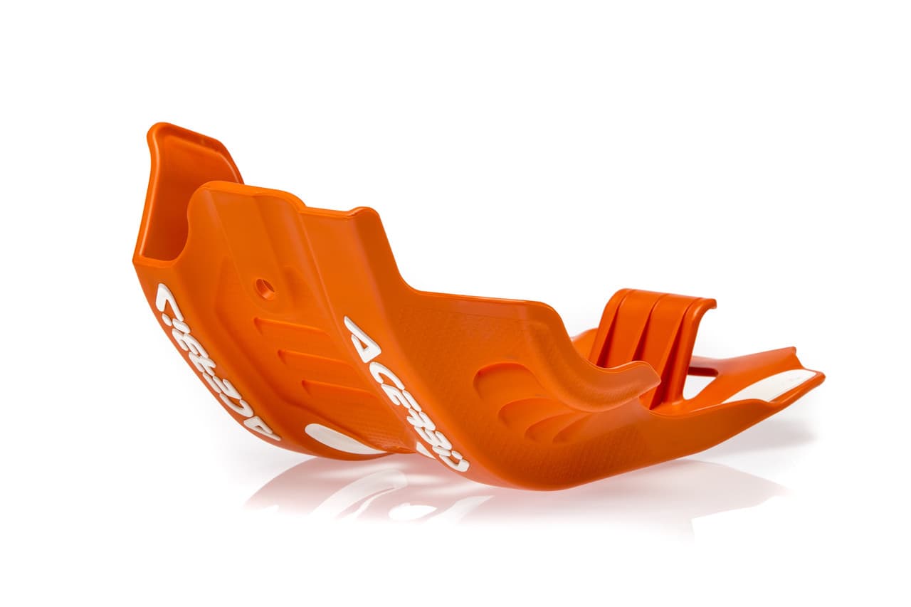 Acerbis Skid Plate Orange/White