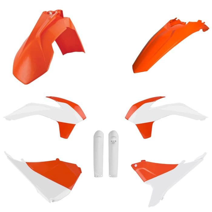 POLISPORT REPLICA PLASTIC KIT,FULL KIT KTM OEM COLOR