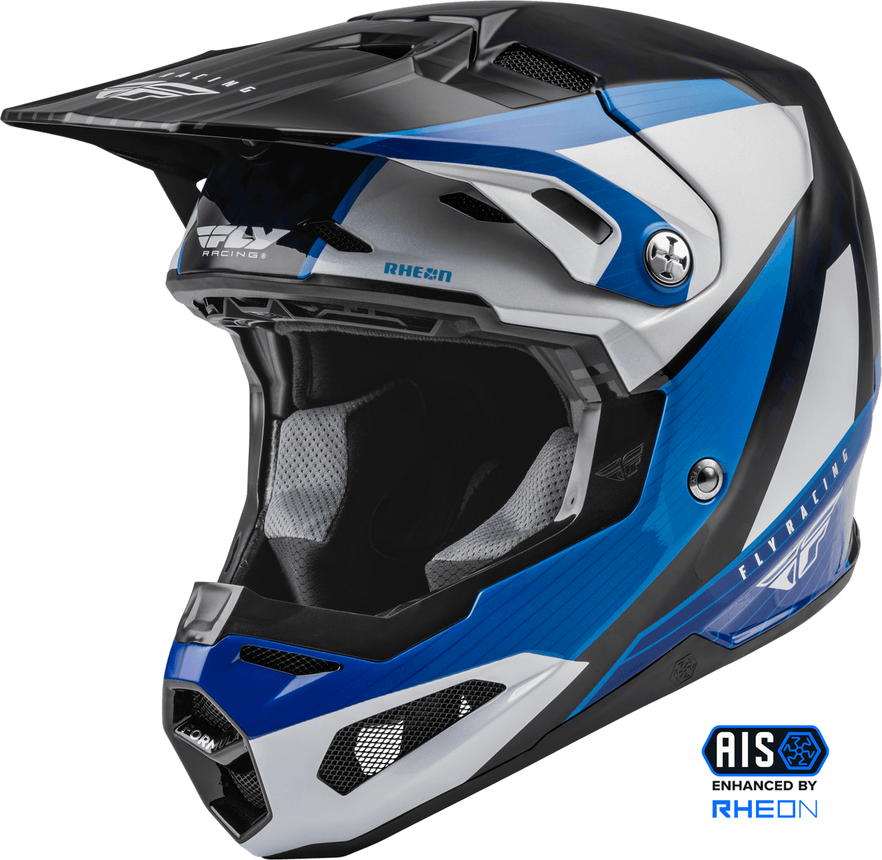 Fly Racing Formula Carbon Prime Helmet Blue/White/Blue Carbon XS