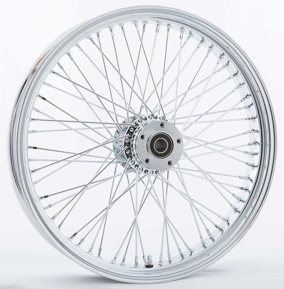 HardDrive Front 60-SPK Dd Chrome 21X3.5 Flt-Hub 1" Axl 00 Ltr