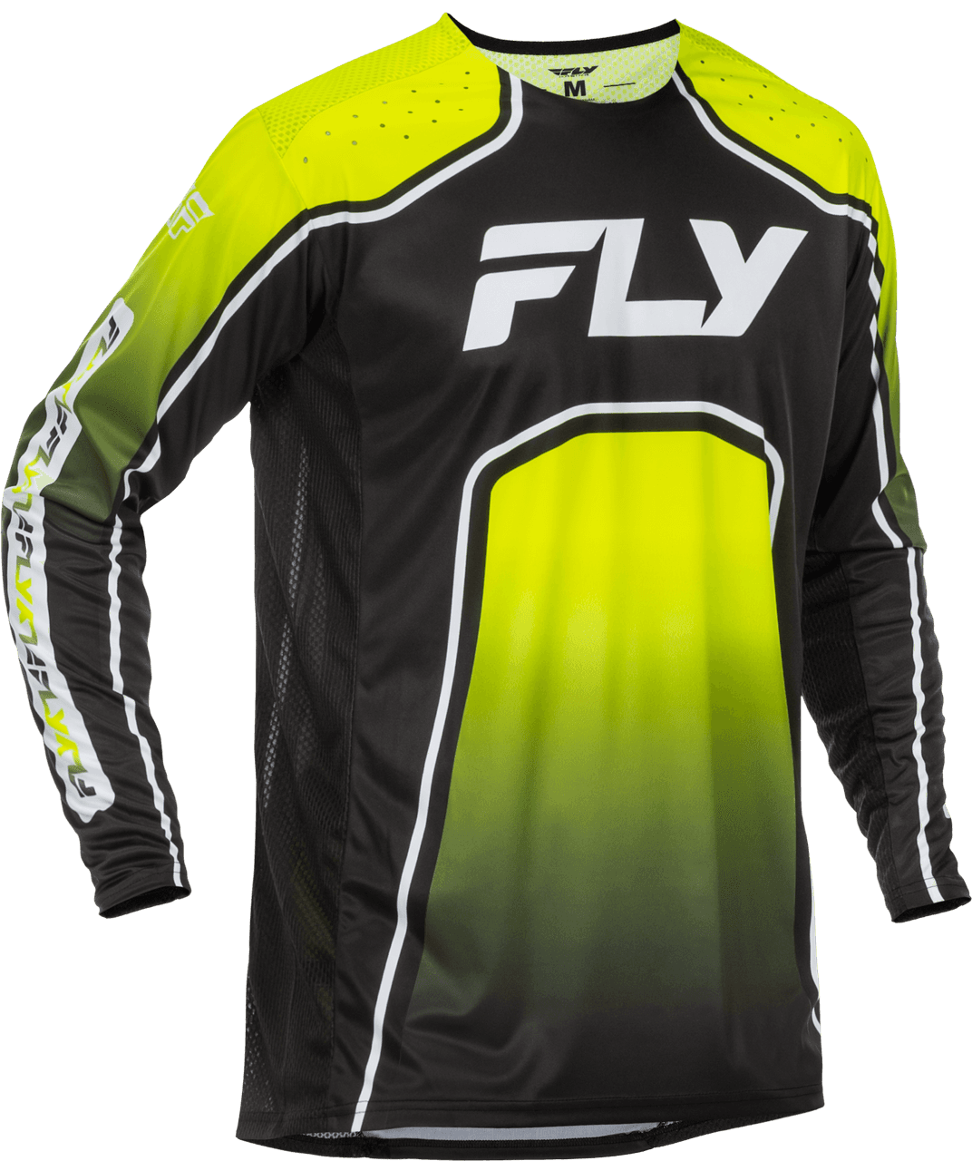 Fly Racing Rayce Bicycle Jersey Lime/Black/White SM
