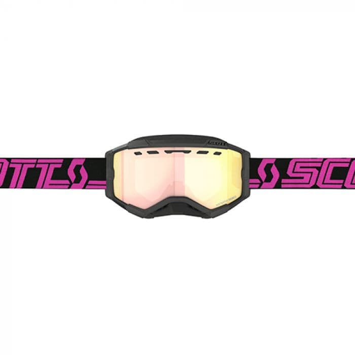 Scott Fury Snowcross Goggle Black/ Pink Enhancer Rose Chrome