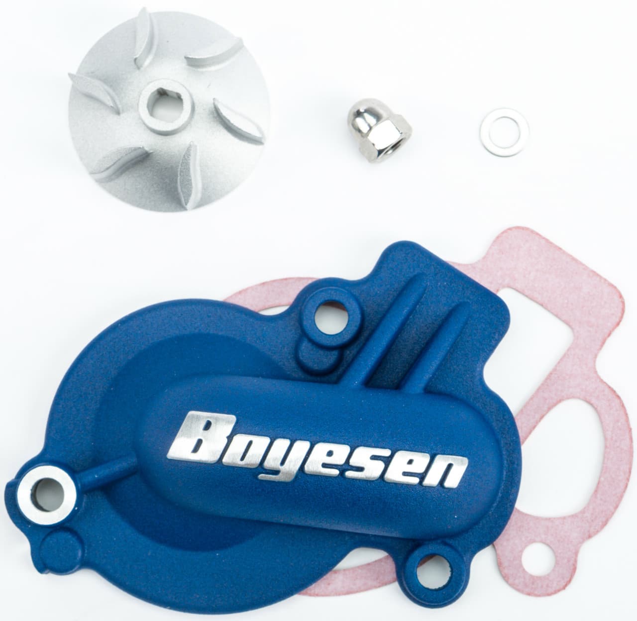 Boyesen Waterpump Cover & Impeller Kit Blue KTM/Husqvarna/Gas
