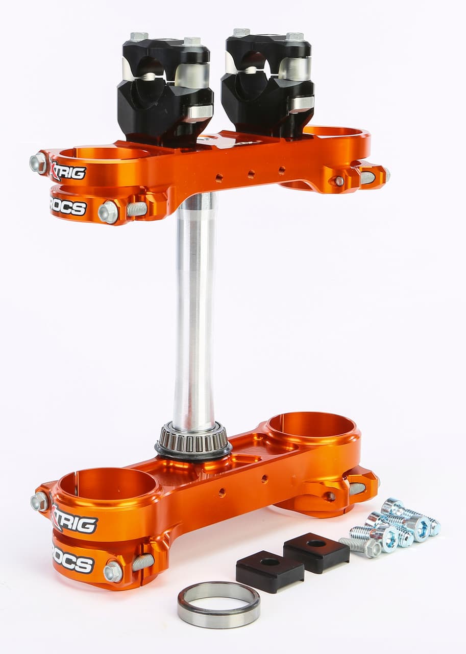 Xtrig Rocstech Clamp Set Orange KTM 22MM