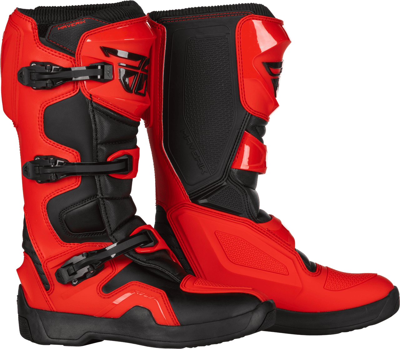 Fly Racing Maverik Boots Red/Black Size 14