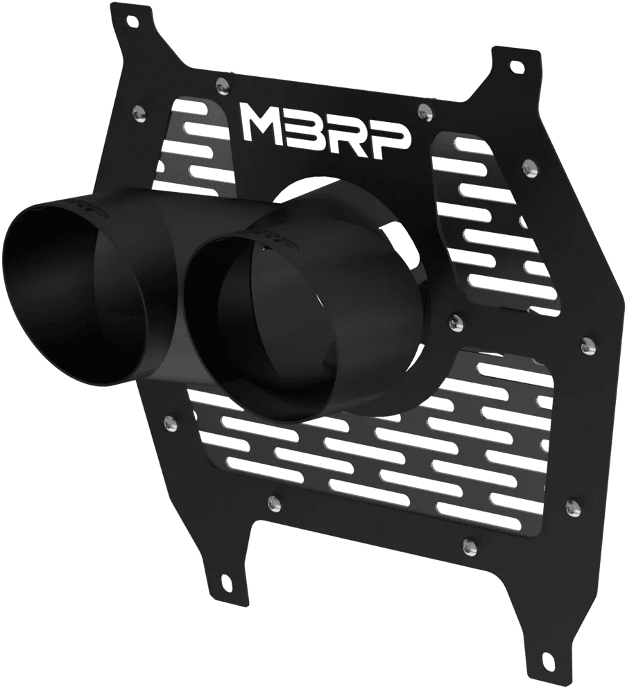 Mbrp Bolt-On 4" Tip And Shield Black Can