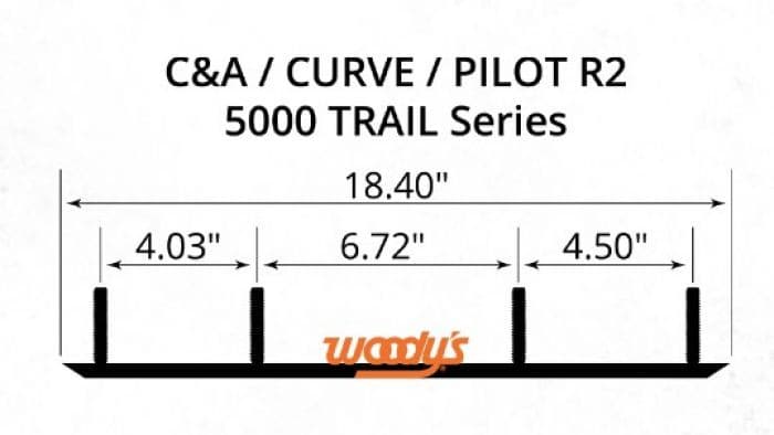 6" Dooly Carbide Runner Woody'S 5000 Series