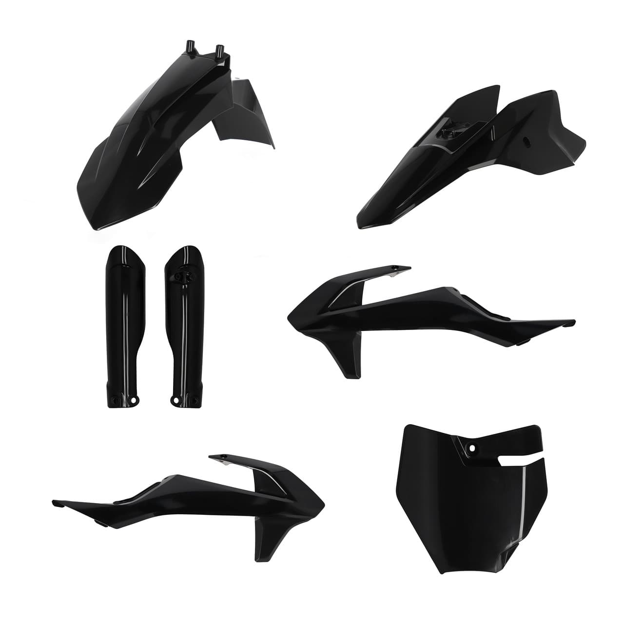 Acerbis Full Plastic Kit Black Gas/KTM