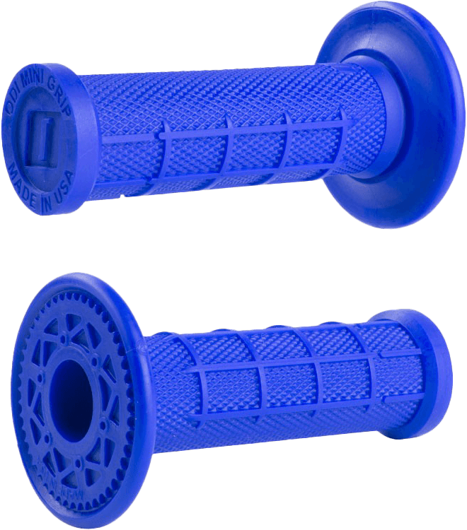 Odi Mini MX Half Waffle Grips Blue
