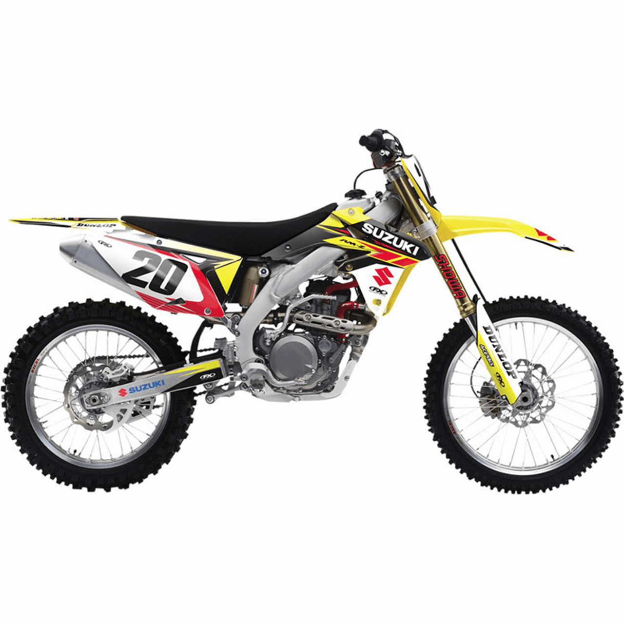 FX 2016 EVO SUZUKI SHROUD/AIRBOX GRAPHIC KIT