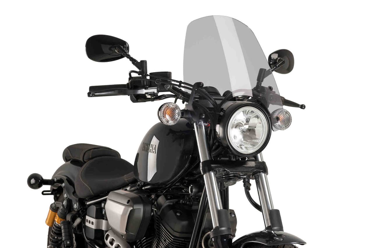 Puig Windscreen Naked New Gen Touring Smoke Yamaha