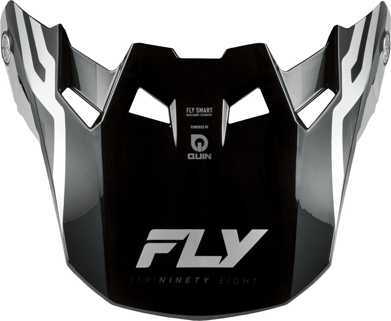 Fly Racing Formula S Carbon Byte Visor Black Carbon/Grey/Silver YL/SM