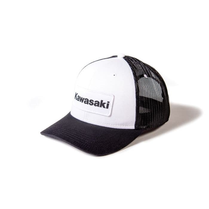 FACTORY EFFEX KAWASAKI THROWBACK SNAPBACK HAT / WHITE-BLACK
