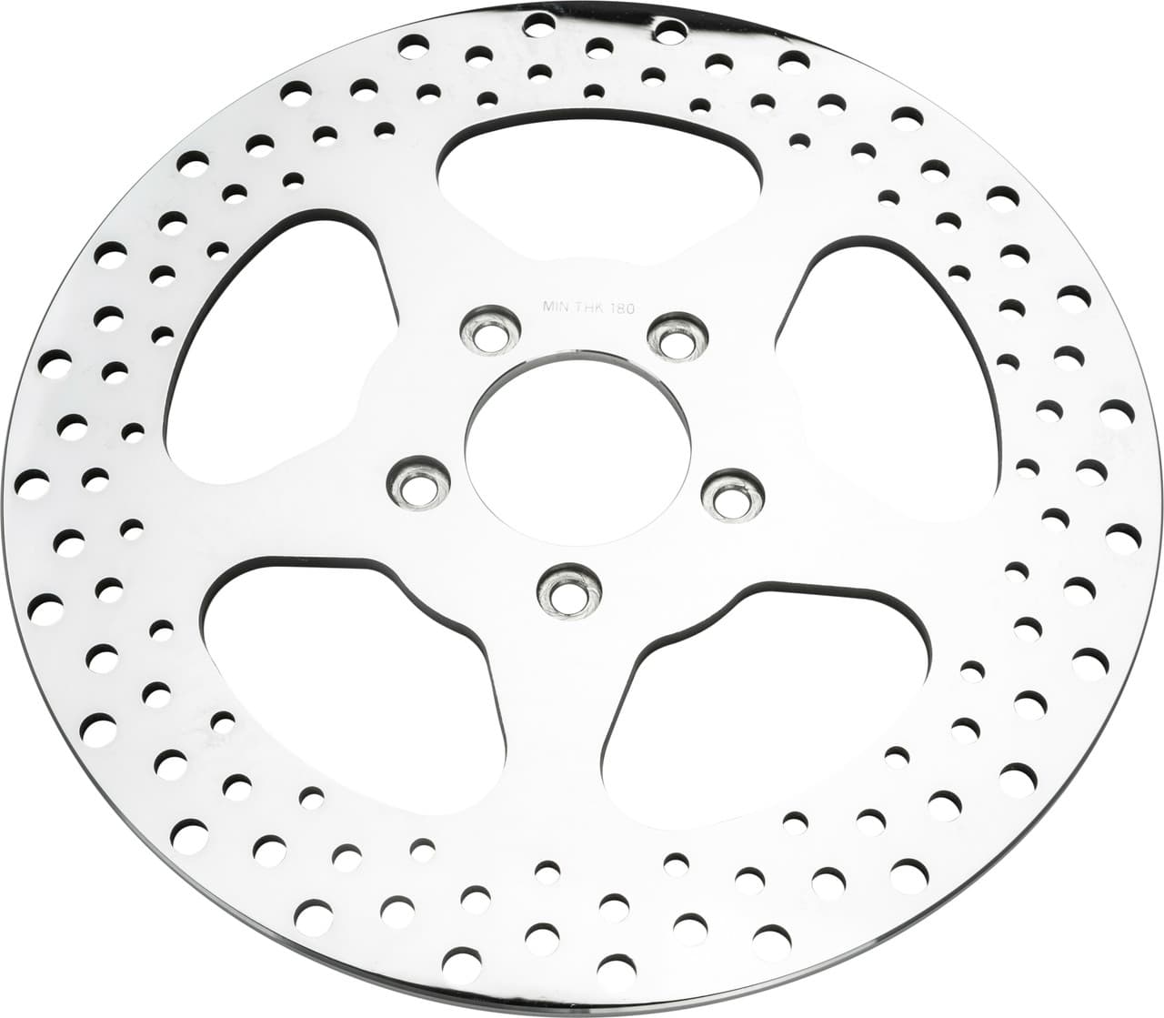 5 SPOKE BRAKE ROTOR REAR 11.5" SS POLISHED 2.22ID