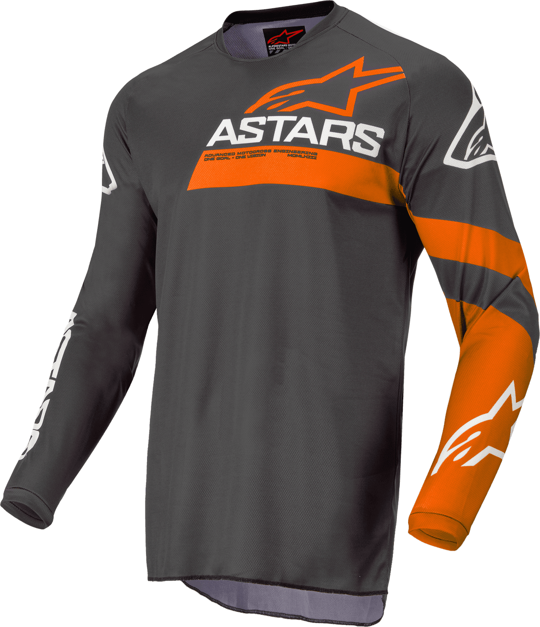 Alpinestars Fluid Chaser Jersey Anthracite/Coral Fluo 2X