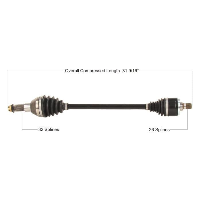 TYTANEUM HEAVY DUTY CV AXLE KAWASAKI FRONT LEFT