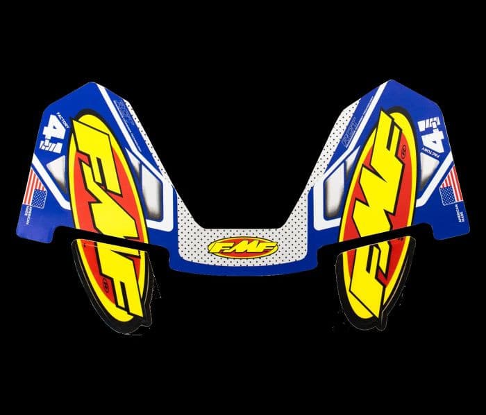 FMF 4.1 COLORWAYS 2020 LOGO KIT BLUE