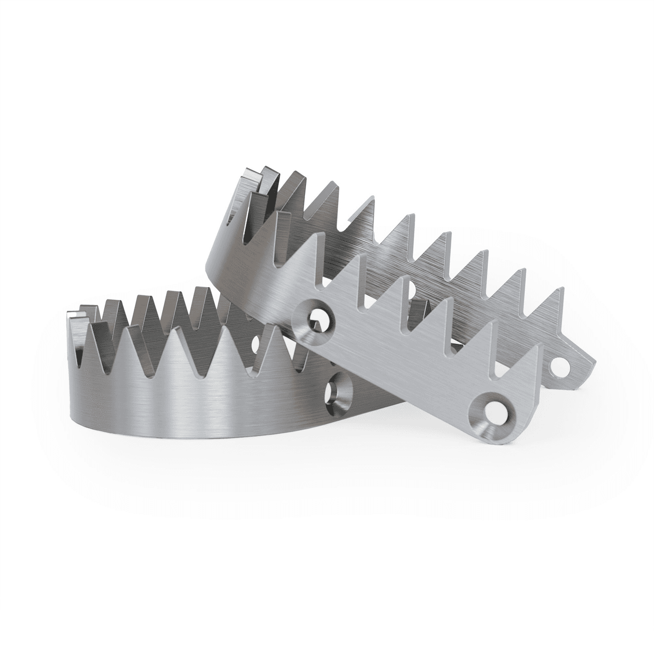 RFX Footpeg Replacement Plates Titanium Plates And Screws