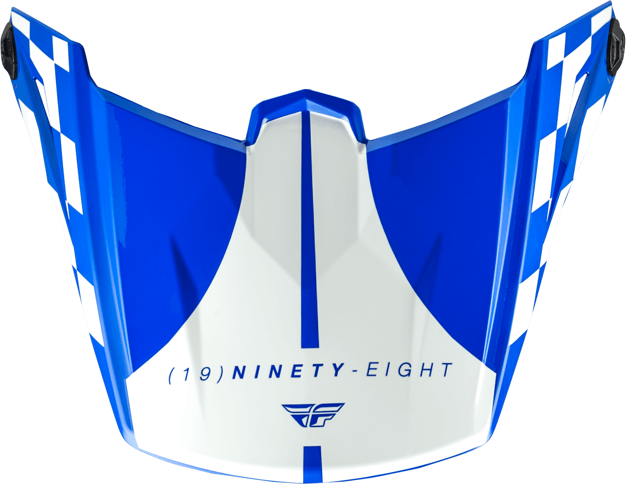 Fly Racing Kinetic Lite Rival Helmet Visor Gloss Blue/White