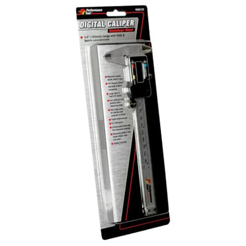 Performance Tool Digital Caliper 0-6"