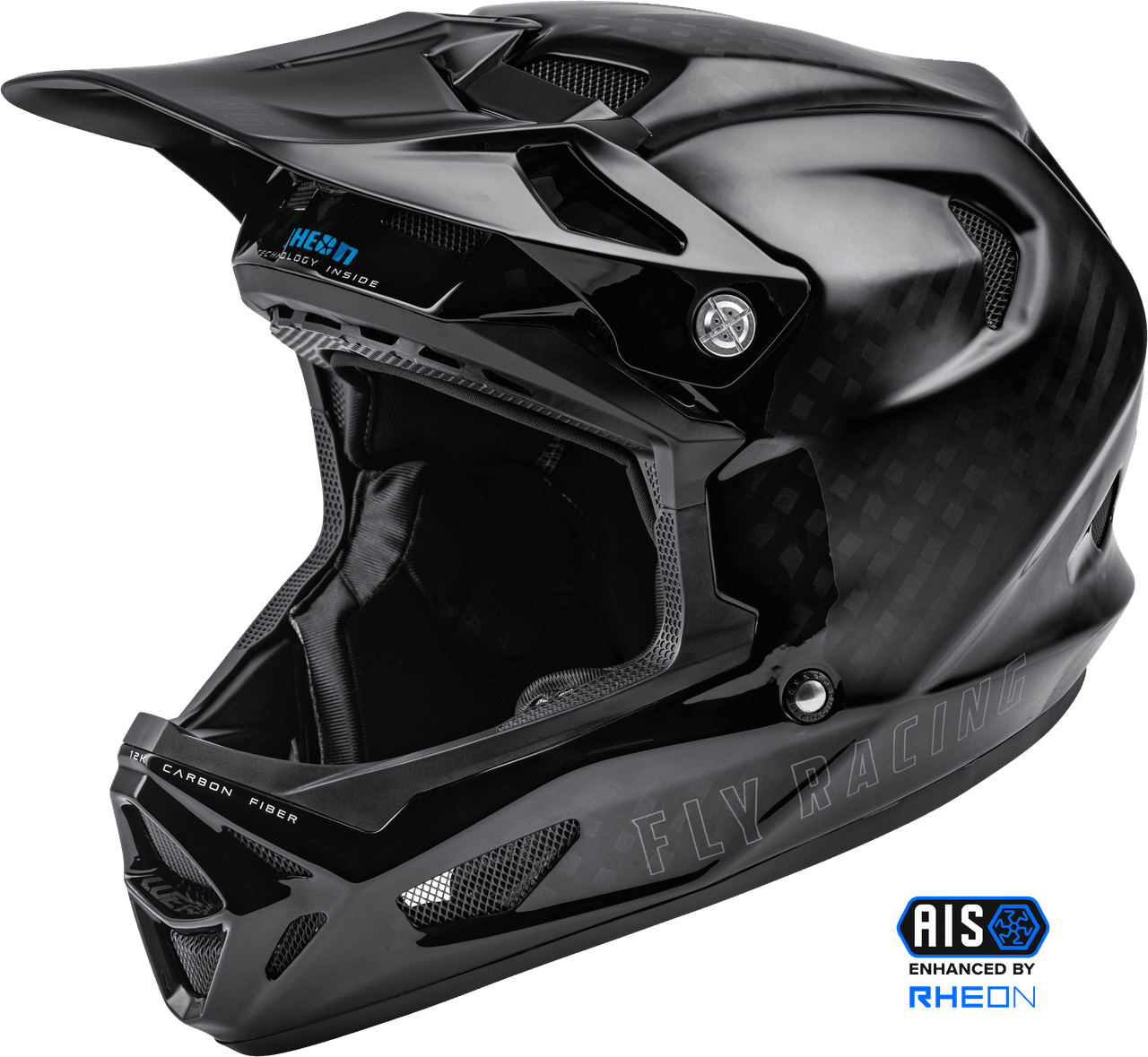 Fly Racing Youth Werx-R Carbon Helmet Black Carbon YL