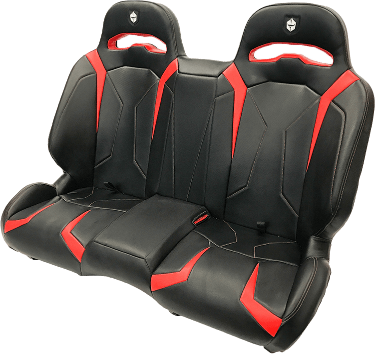 Pro Armor Le Bench Suspension Seats Red