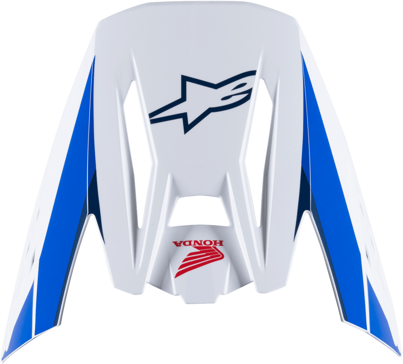 Alpinestars Honda S-M5 Helmet Visor White/Blue/Red Glossy