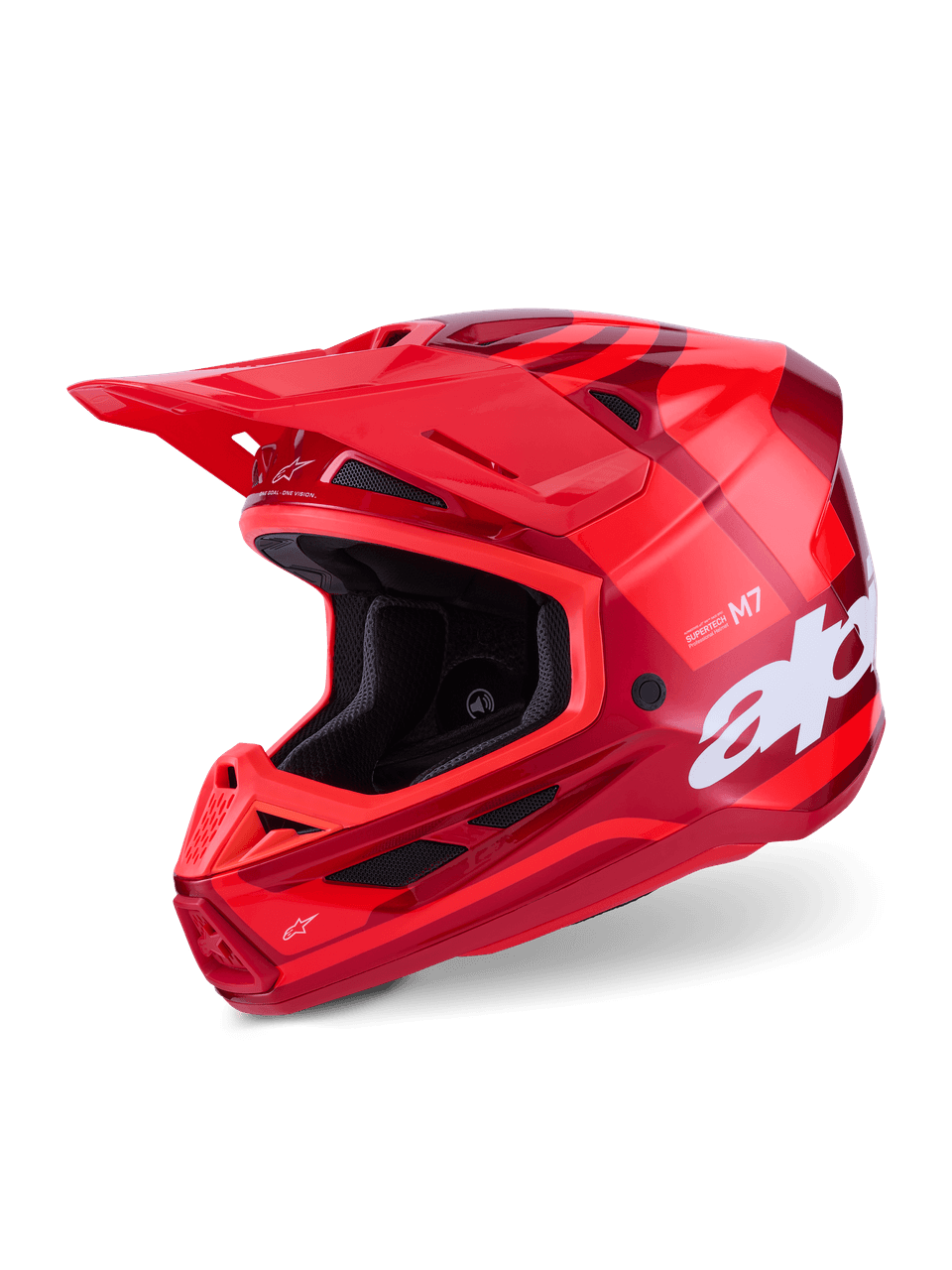 Alpinestars SM7 Core Helmet Red Glossy XL