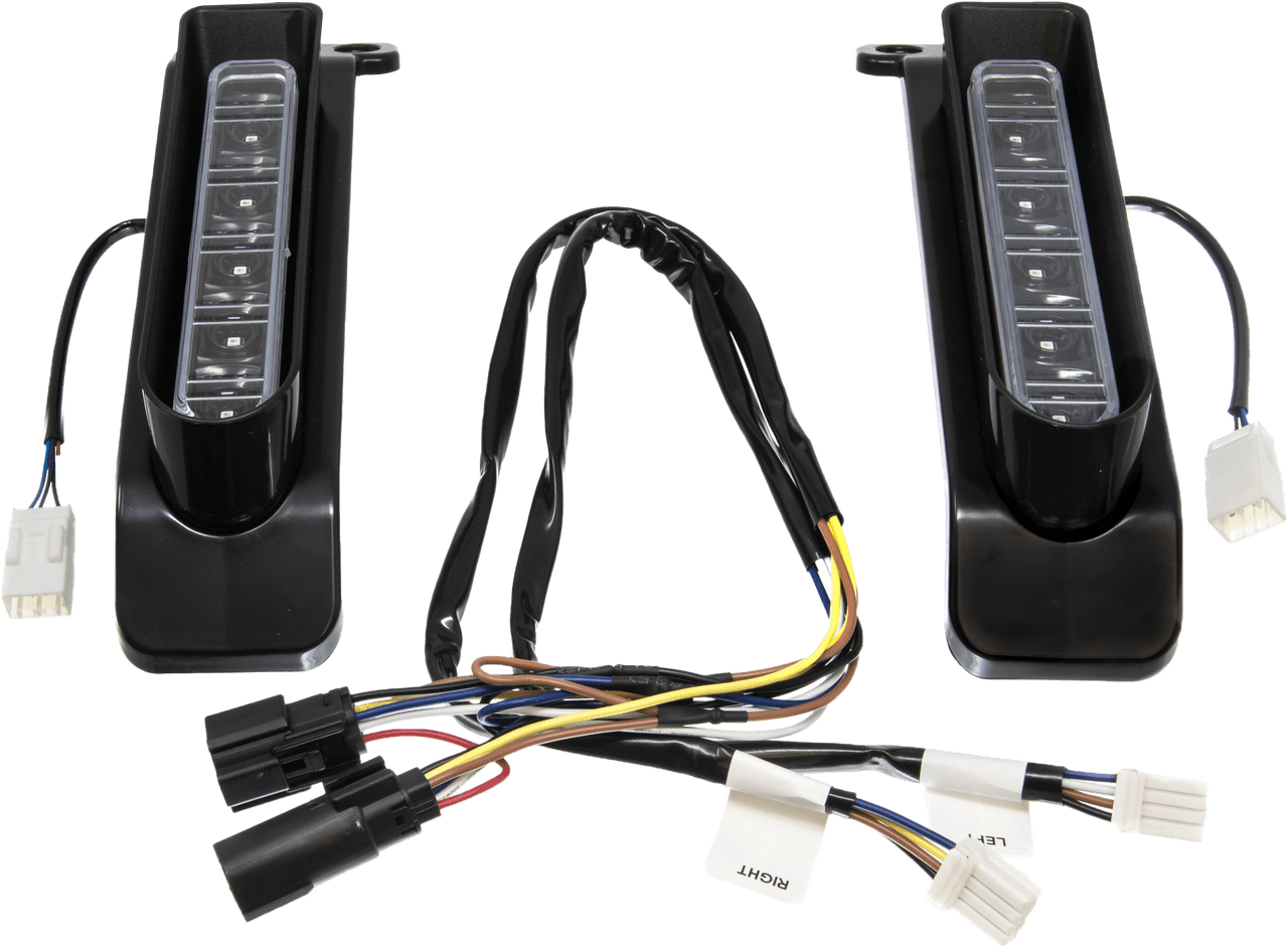 SADDLEBAG FILLER LED INSERTS BLACK