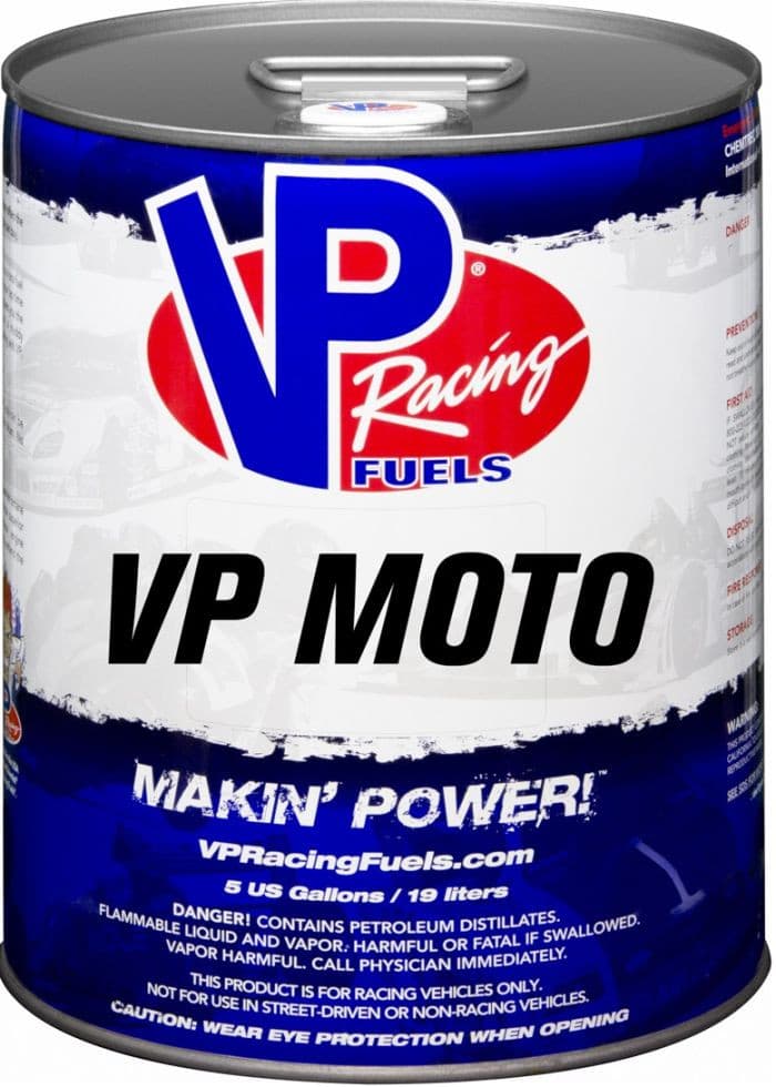 VP RACING FUELS VP MOTO - FIM MOTORCYCLE RACING 5 GALLON PAIL
