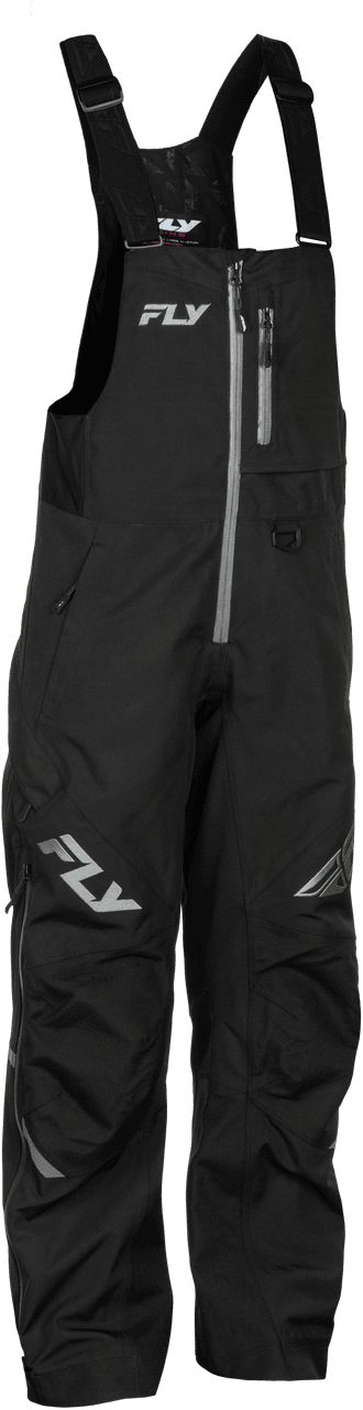 Fly Racing Women'S Carbon Bibs Black/Grey 2X