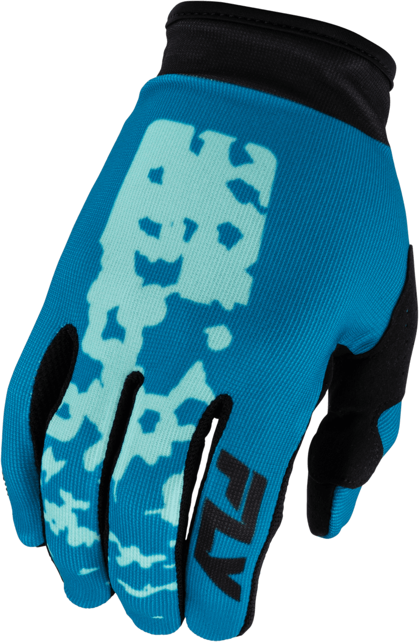 Fly Racing Women'S Lite Flake Gloves Aqua/Teal/Black XS