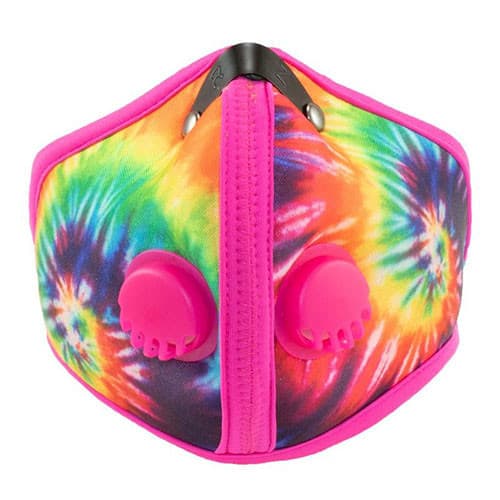 M2N REUSABLE AIR FILTRATION MASK - TIE DYE PINK - EXTRA LARGE