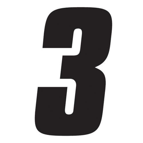 FX 2015 NUMBERS FACTORY 4" BLACK 3
