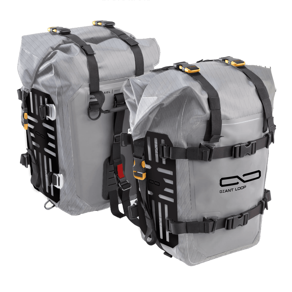 Giant Loop Mototrekk Panniers Grey Pair