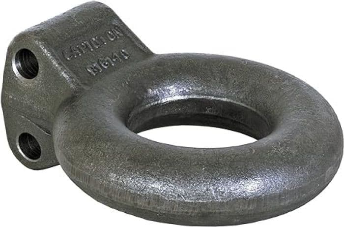 PLAIN 10-TON FORGED STEEL TOW EYE 3 INCH I.D.