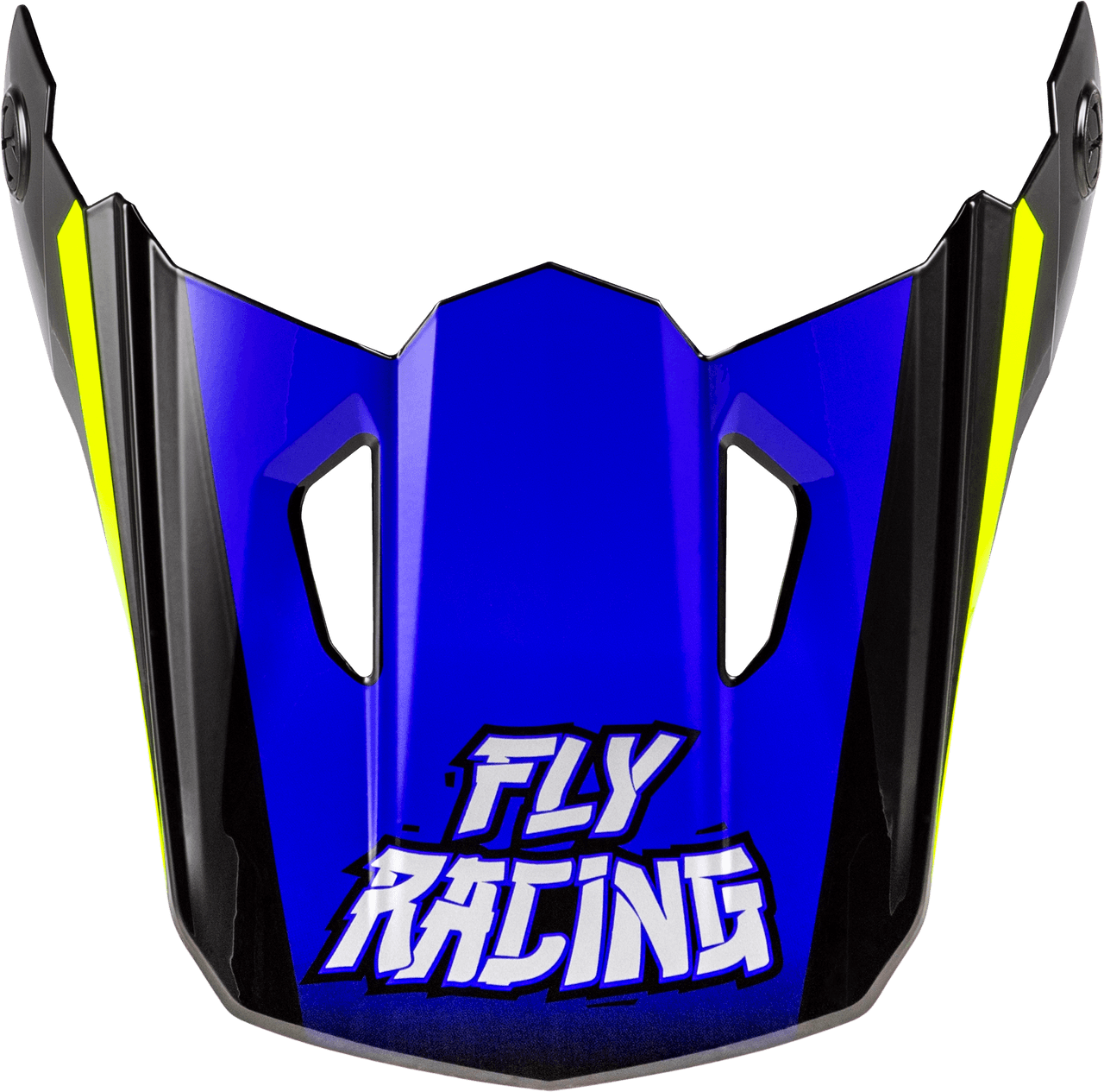Fly Racing Youth Kinetic Scorched Helmet Visor Blue/Grey/Hi-Vis YS-YL