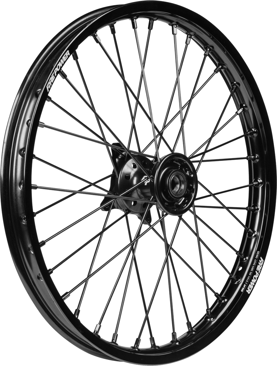 Fire Power Front Wheel 1.60 X 21" Black Suzuki