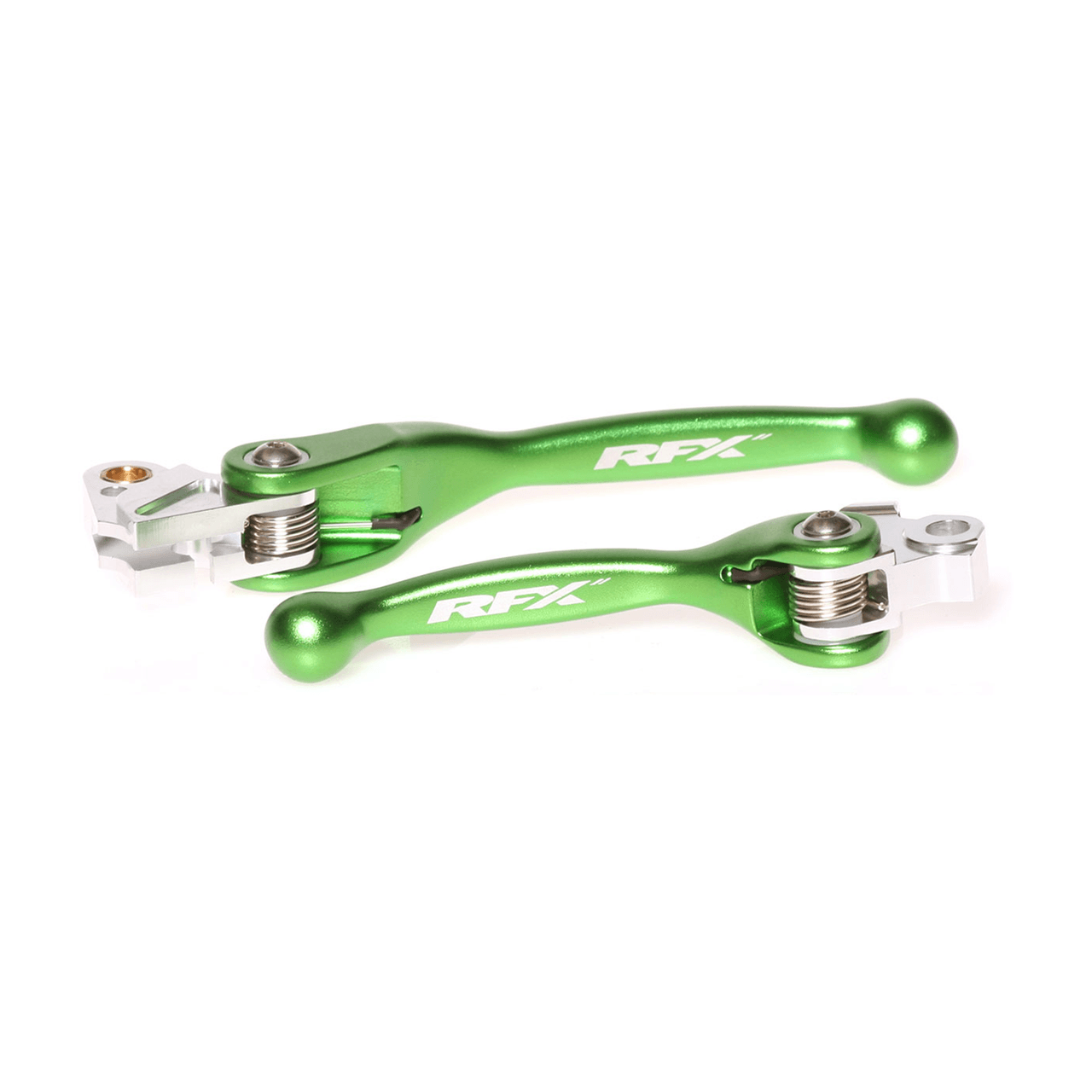 RFX Flexible Lever Set Green Kawasaki