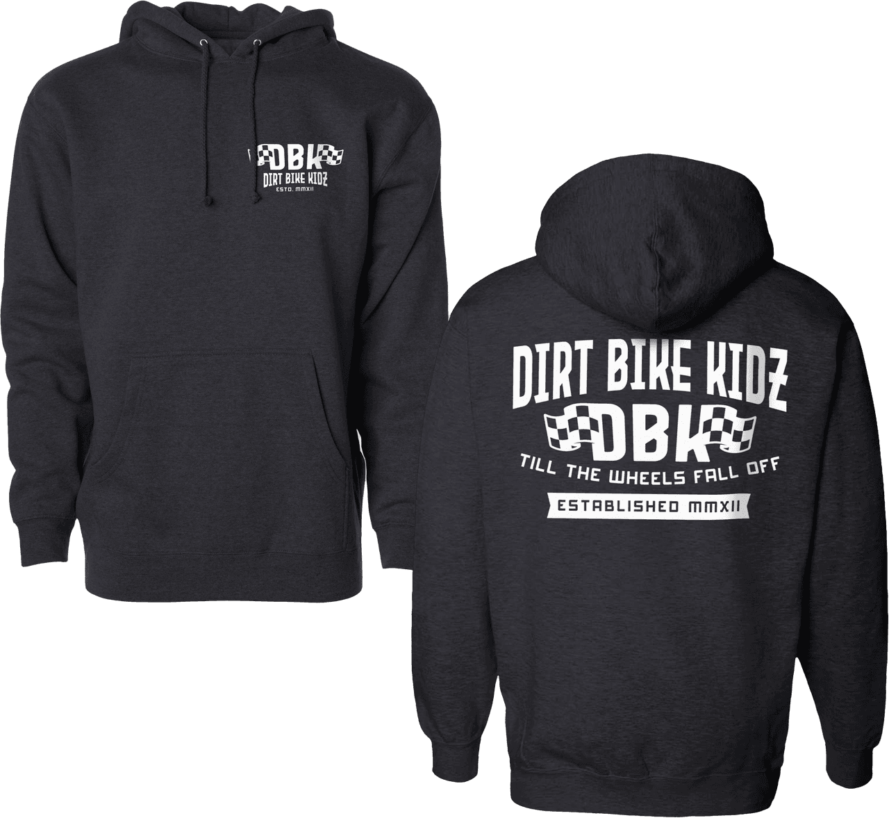 Dbk Till The End Hoodie Charcoal LG