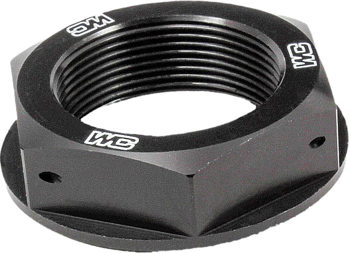 Works Steering Stem Nut (Black)