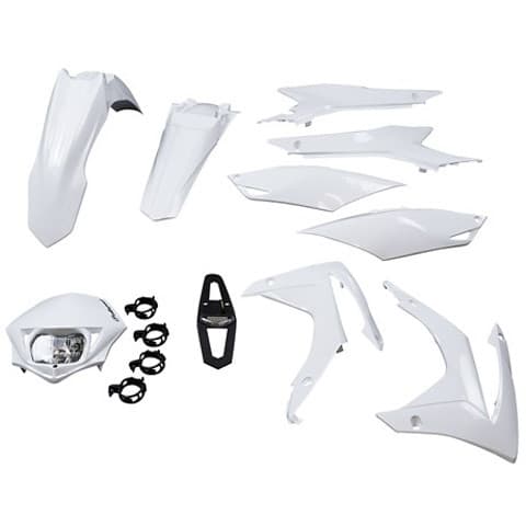POLISPORT COMPLETE KIT / CRF450R OEM COLOR NEW, WHITE