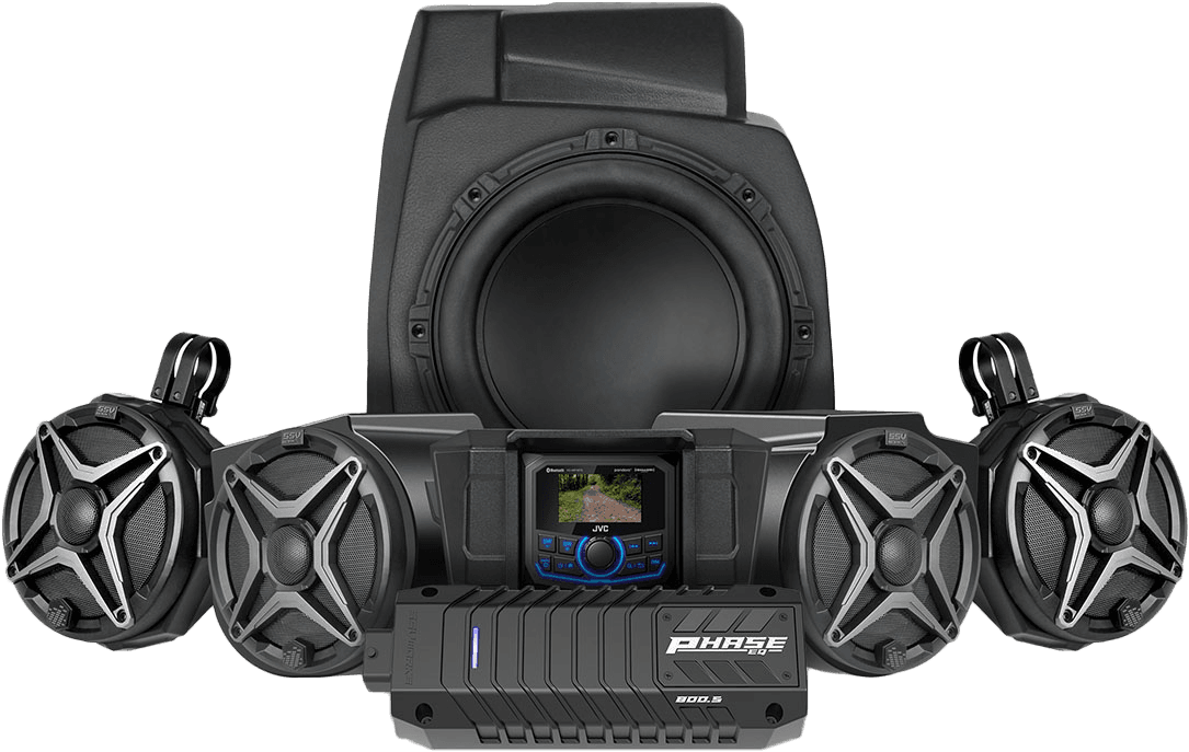 5 SPEAKER KIT W/ JVC CONTROLLER
